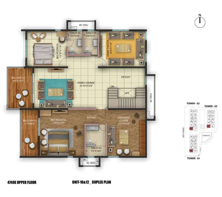 2380 West Facing Floor Plan Cybercity